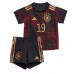 Maillot de foot Allemagne Leroy Sane #19 Extérieur enfant Monde 2022 Manches Courte (+ pantalon court)